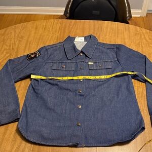 Raw Denim Long Sleeve Shirt - SuperDenim